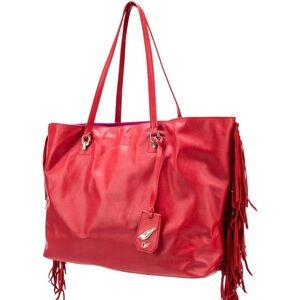 Diane von Furstenberg Fringe-Trim Tote Bag